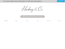 Tablet Screenshot of hackneyandco.com